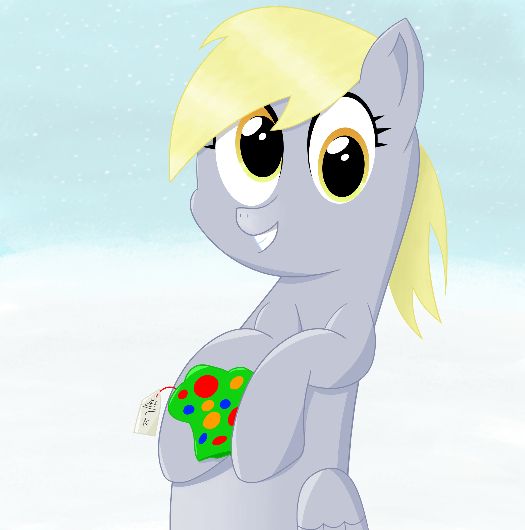 Derpy has a gift for you... by TheDarkSatanicorn
