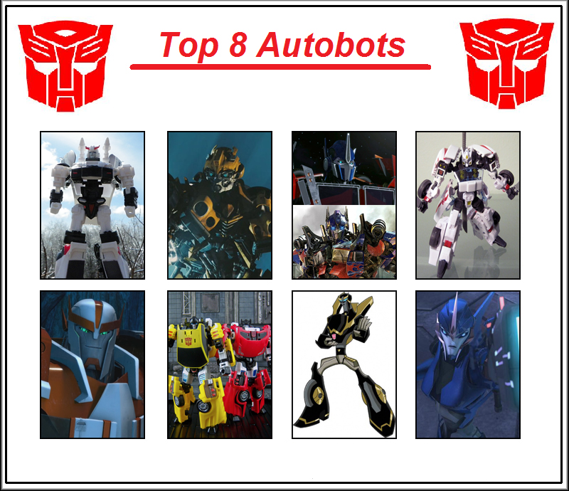 Top 8 Autobots