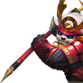 Akai Akazone Samurai PNG