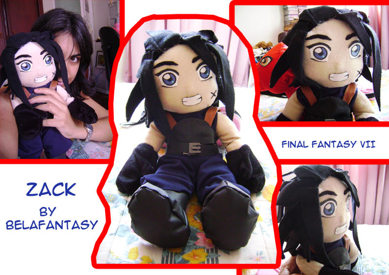 Zack crisis core plushie