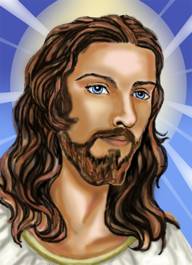 Jesus' eyes