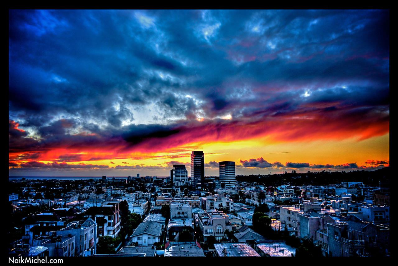 Sunset,  Santa Monica - HDR