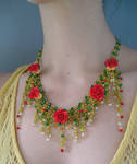 Enchanted Garden necklace worn by HeddaLee