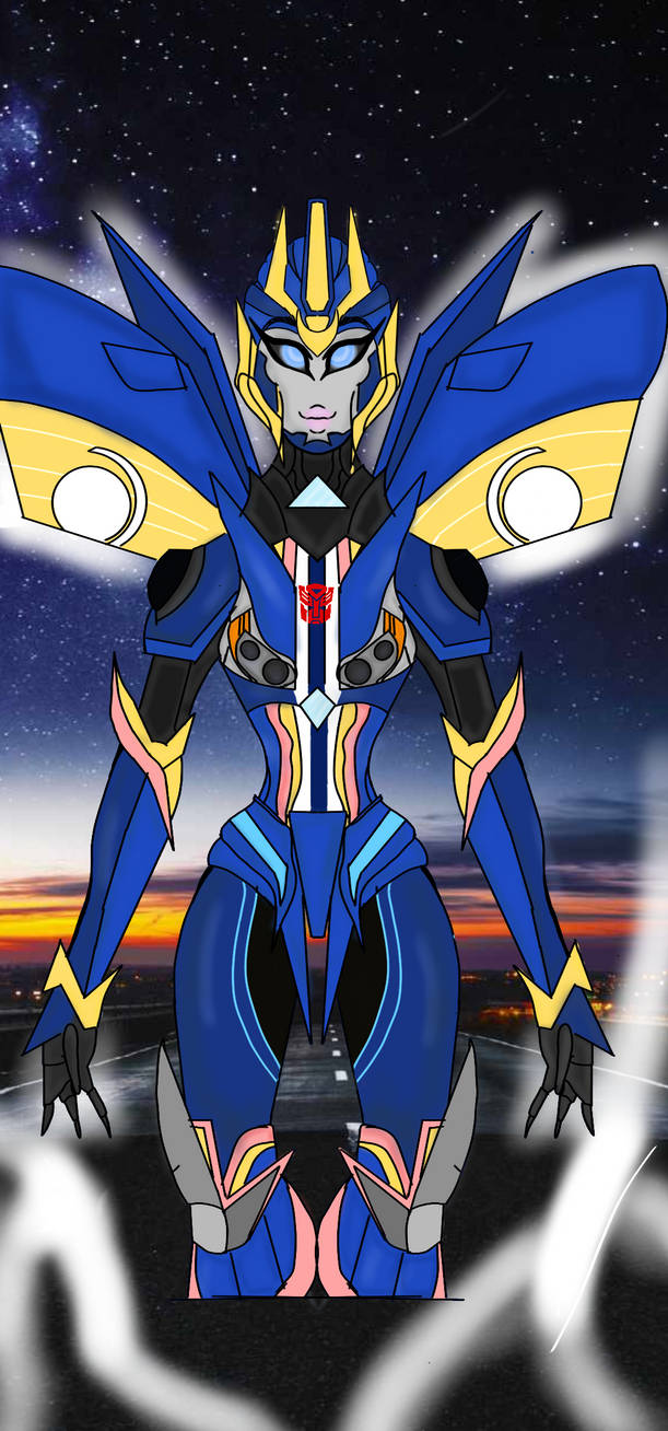 Transformers Prime-Blue Arcee by RockBlazePrime on DeviantArt