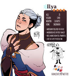 Genshin OC Sheet: Ilya