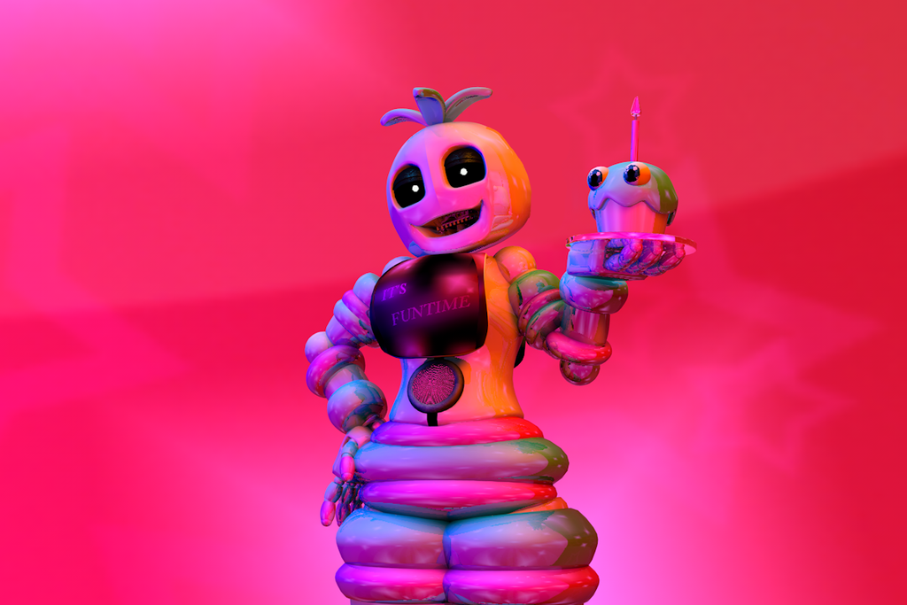 Stylized Fun Time Chica. 