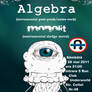 Algebra and Monolit Gig Poster