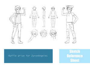 Sketch Reference Sheet - Raffle prize by Kimidoll Sketch Reference Sheet - Raffle prize by Kimidoll