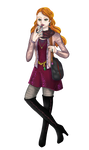 Girl Doodle sem fundo by Kimidoll Girl Doodle sem fundo by Kimidoll