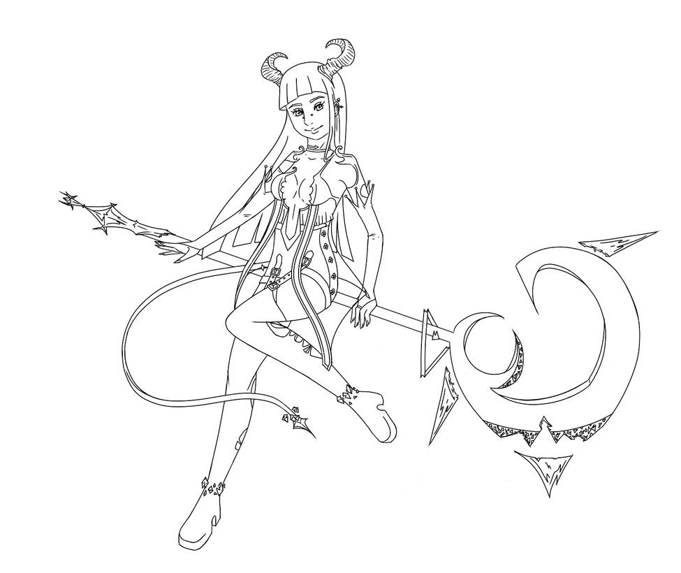 Line art magic by Kimidoll Line art magic by Kimidoll