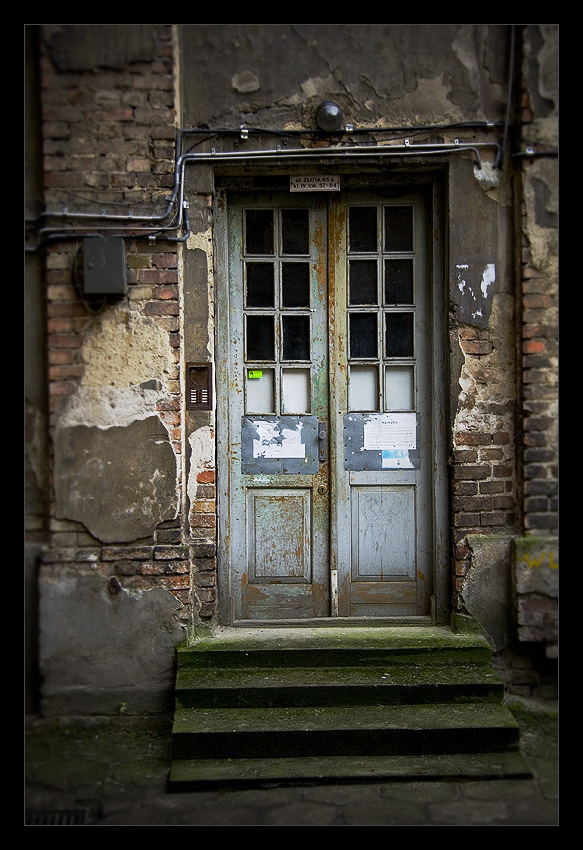 doors to empty home