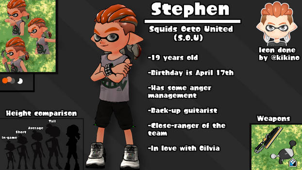 [Splatoon SFM] Reference Sheet - Stephen