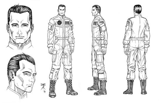 Comrade Hero Model Sheet 2