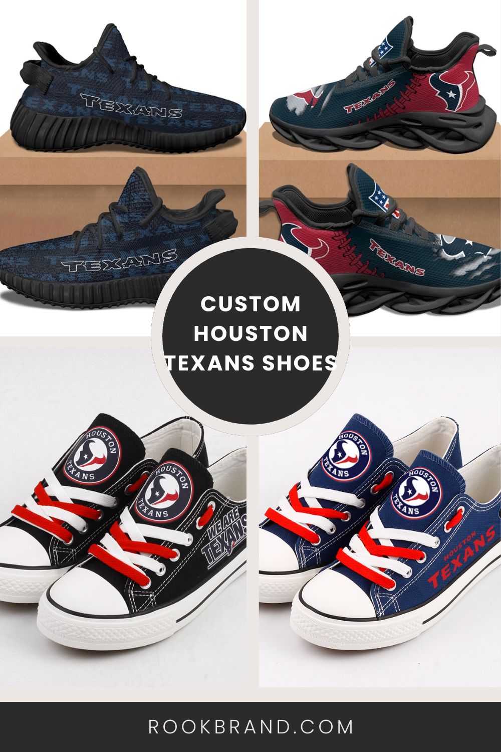 Top 4 Custom Houston Texans Shoes by yeezycustomshoes on DeviantArt