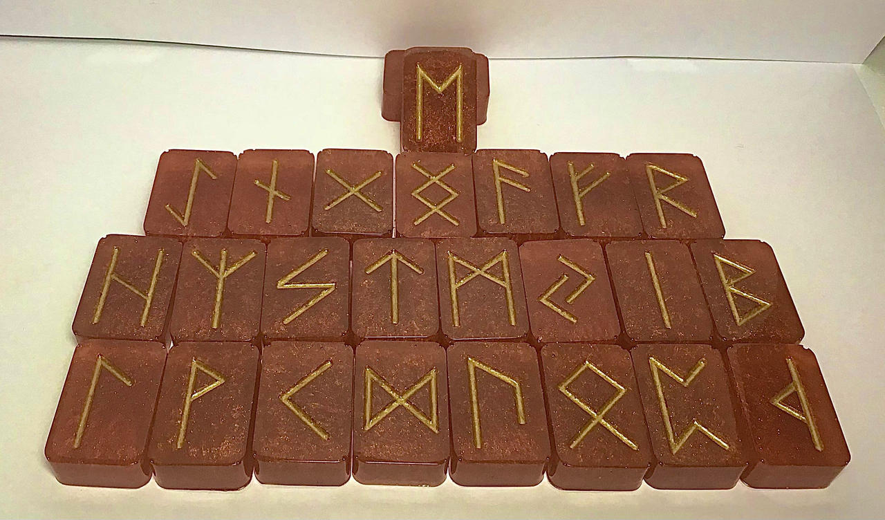 Ancient Copper Elder Futhark Runes by Sam-Craft-Inc on DeviantArt
