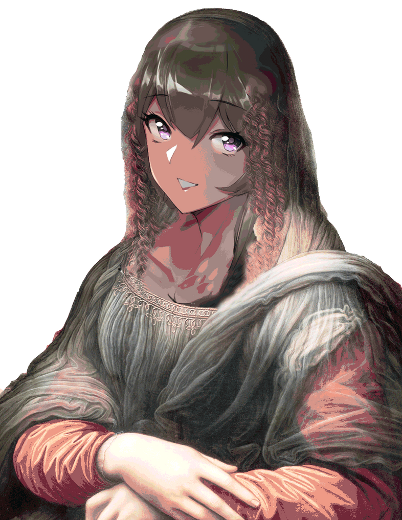 Mona Lisa Anime Style by TooneGeminiElf on DeviantArt