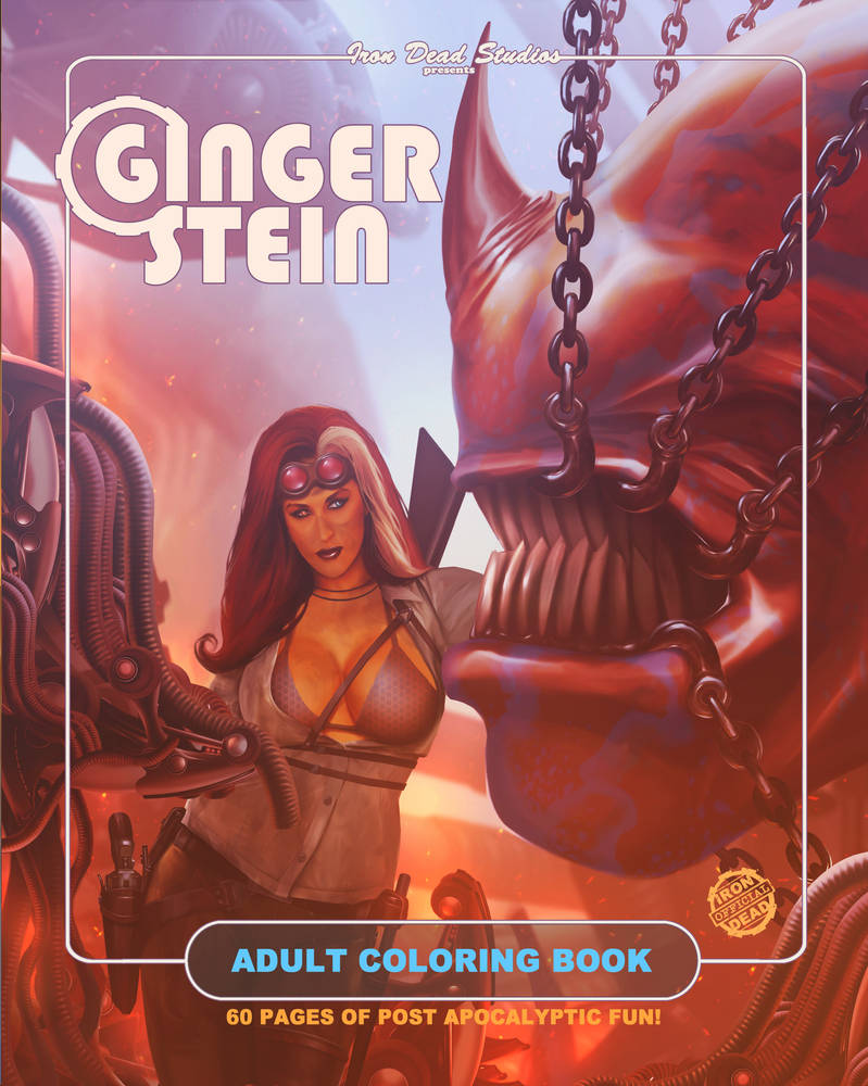 GINGER-STEIN COLORING BOOK COVER