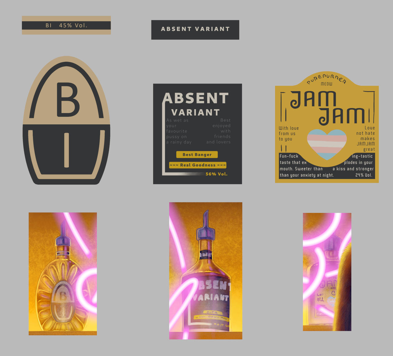 Bottle labels 2 by PanHesekielShiroi on DeviantArt