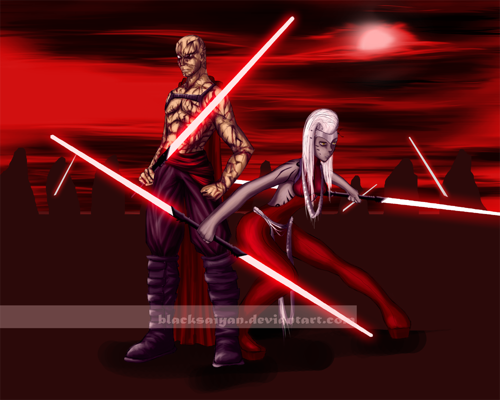Darth Sion and Apprentice by BlackSaiyan on DeviantArt