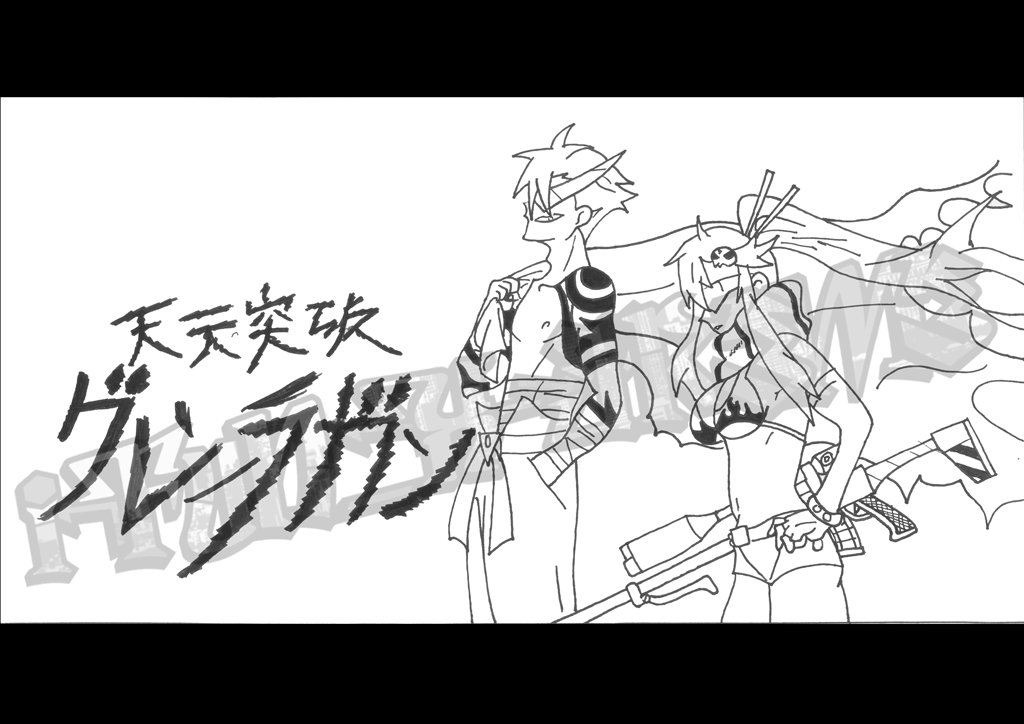 Gurren Lagann Kamina n Yoko