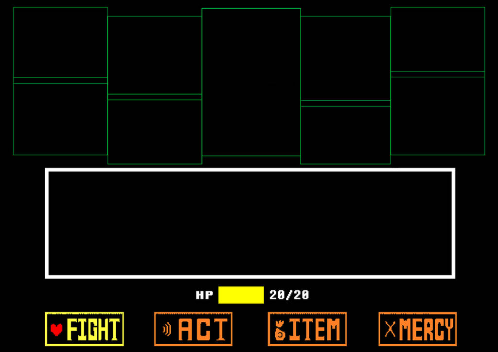 Undertale Battle Template Meme by JulieKarbon