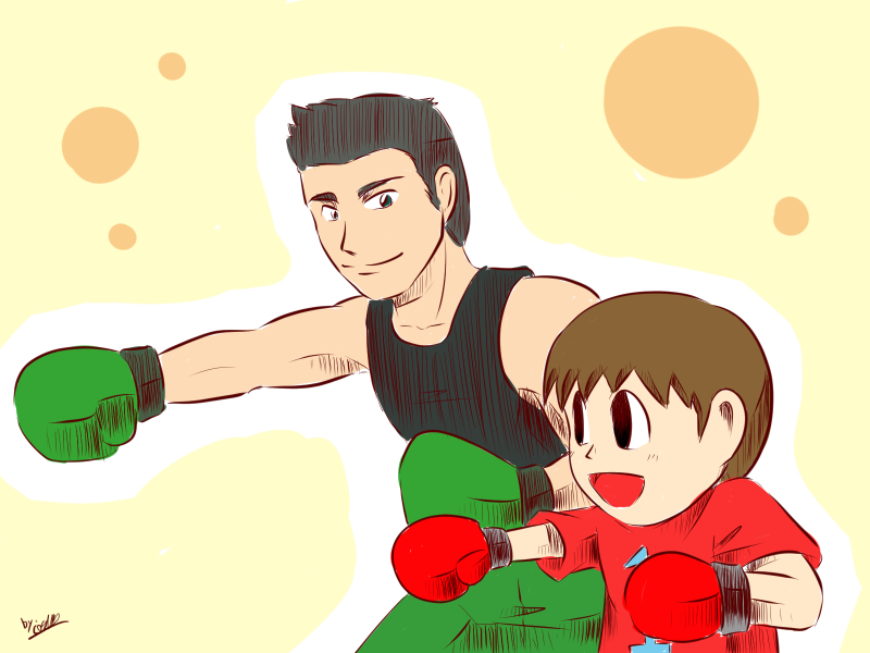 Little Mac and Villager