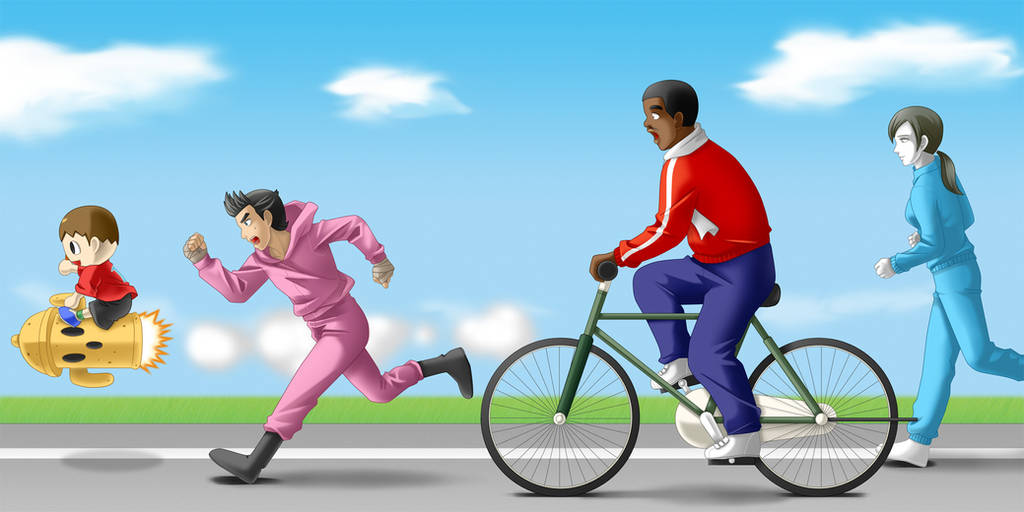 Jogging and Roadwork by amito