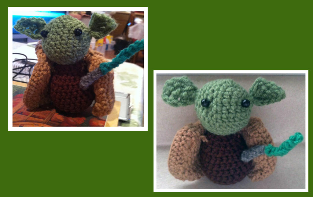 Yoda Amigurumi  Doll