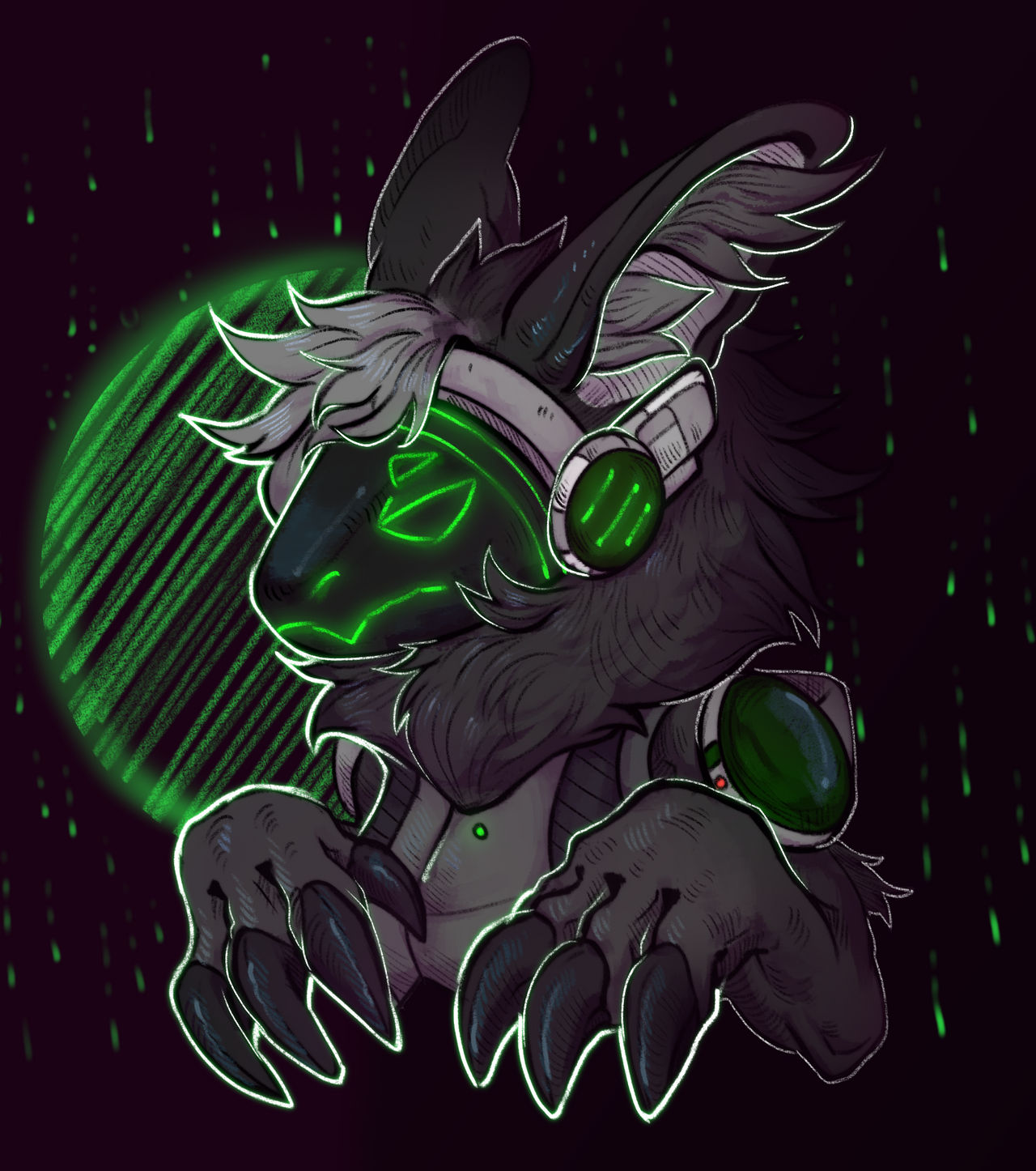 Protogen by DaniFluffysnake on DeviantArt