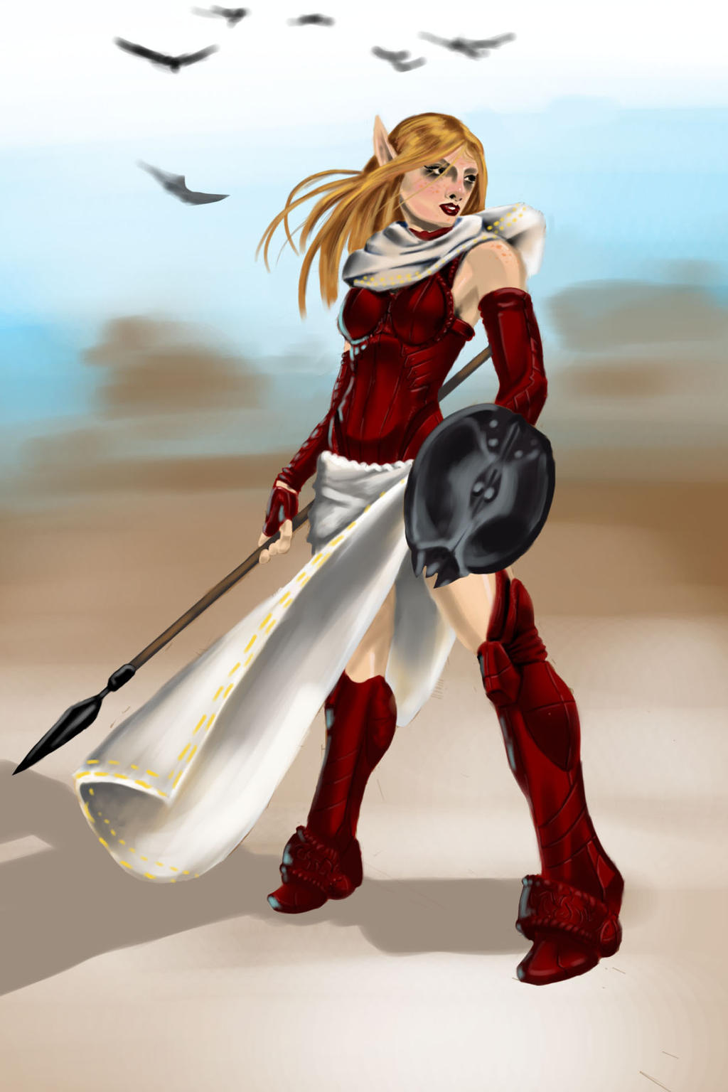 Desert Elf by takkless on DeviantArt