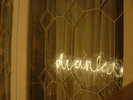 a window sparkled with my name