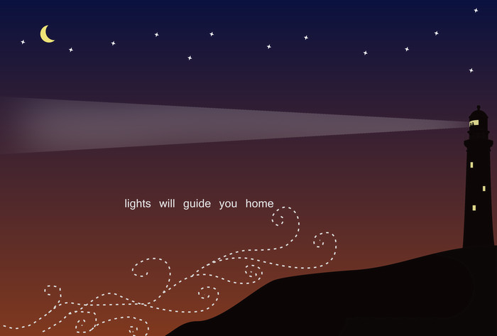 lights will guide you home