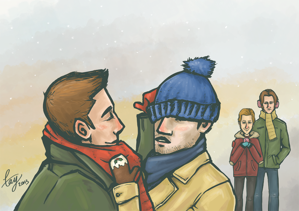 SPN: Hats and Scarves and Mittens