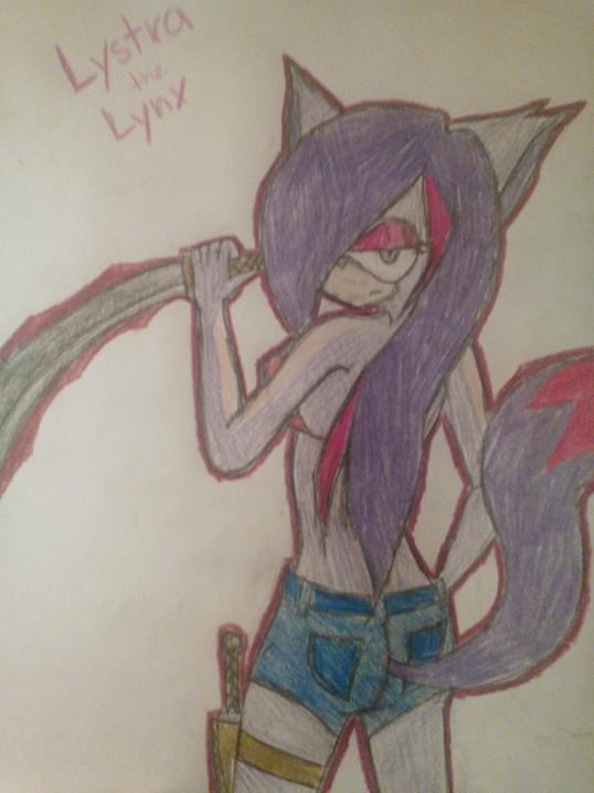 My new OC Lystra the Lynx