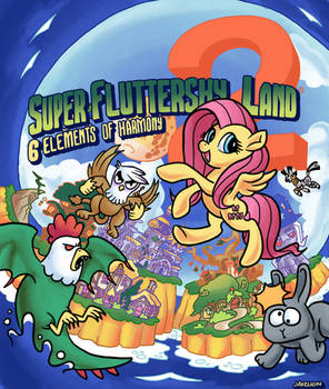 Super Fluttershy Land 2 Cover Art Done
