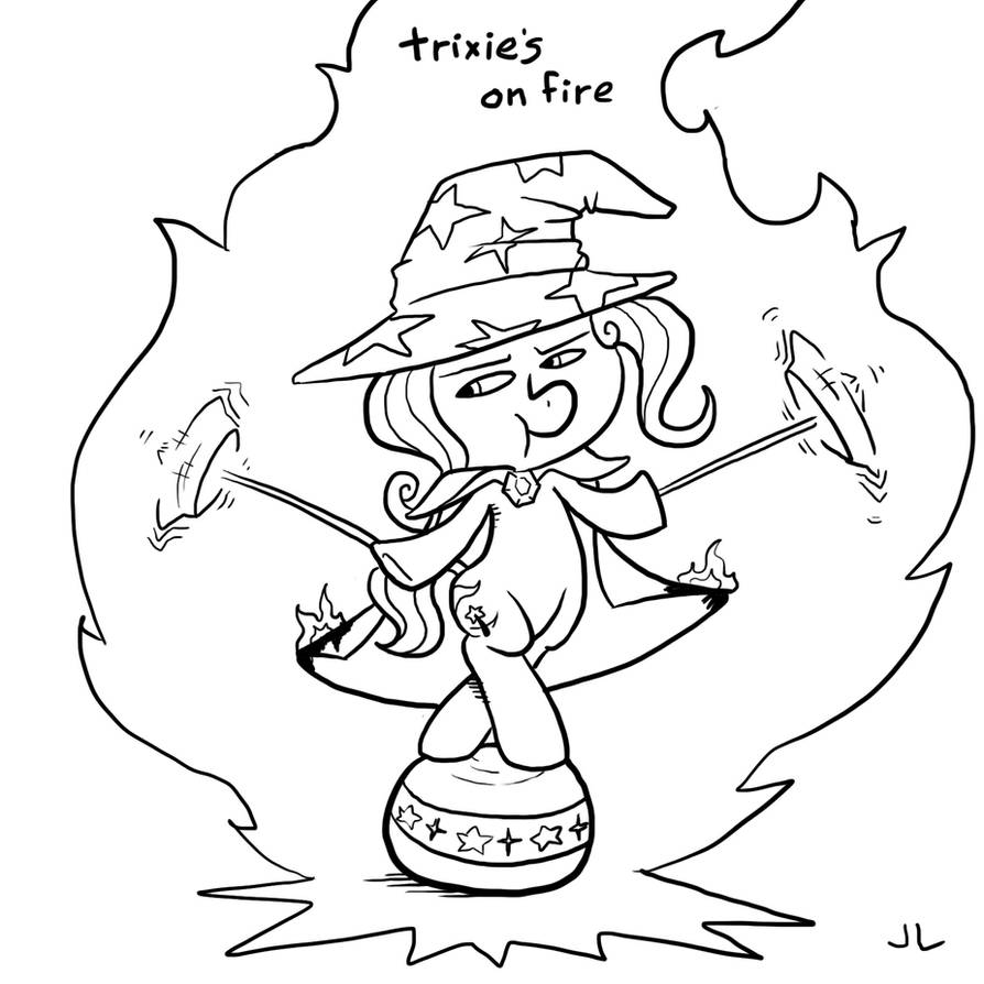 Coloring Trixy Trixie1 by DocWario on DeviantArt