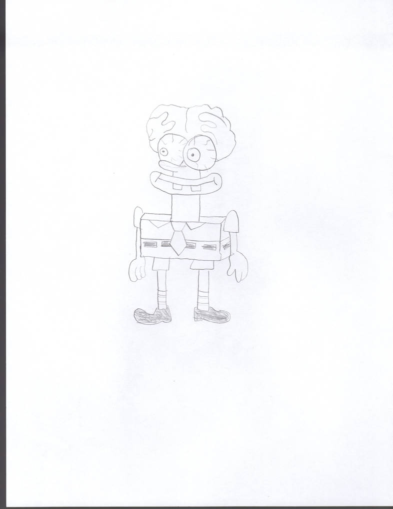 SpongeBob's exposed brain by homer311 on DeviantArt