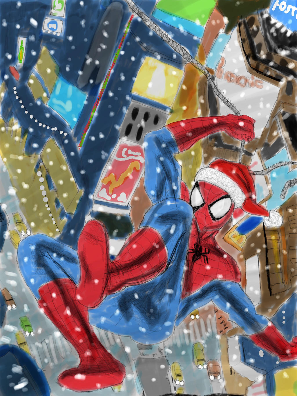 A Spider Man Christmas By Homer311 On DeviantArt a-spider-man-christmas-by-homer311-on-deviantart