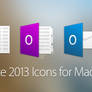 Office 2013 Icons for Mac OSX