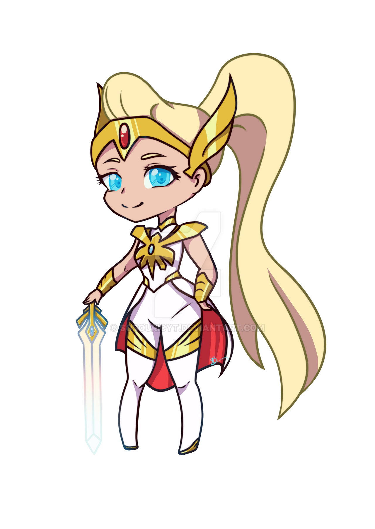 Chibi Ra She-Ra Chibi by SosouricYT on DeviantArt