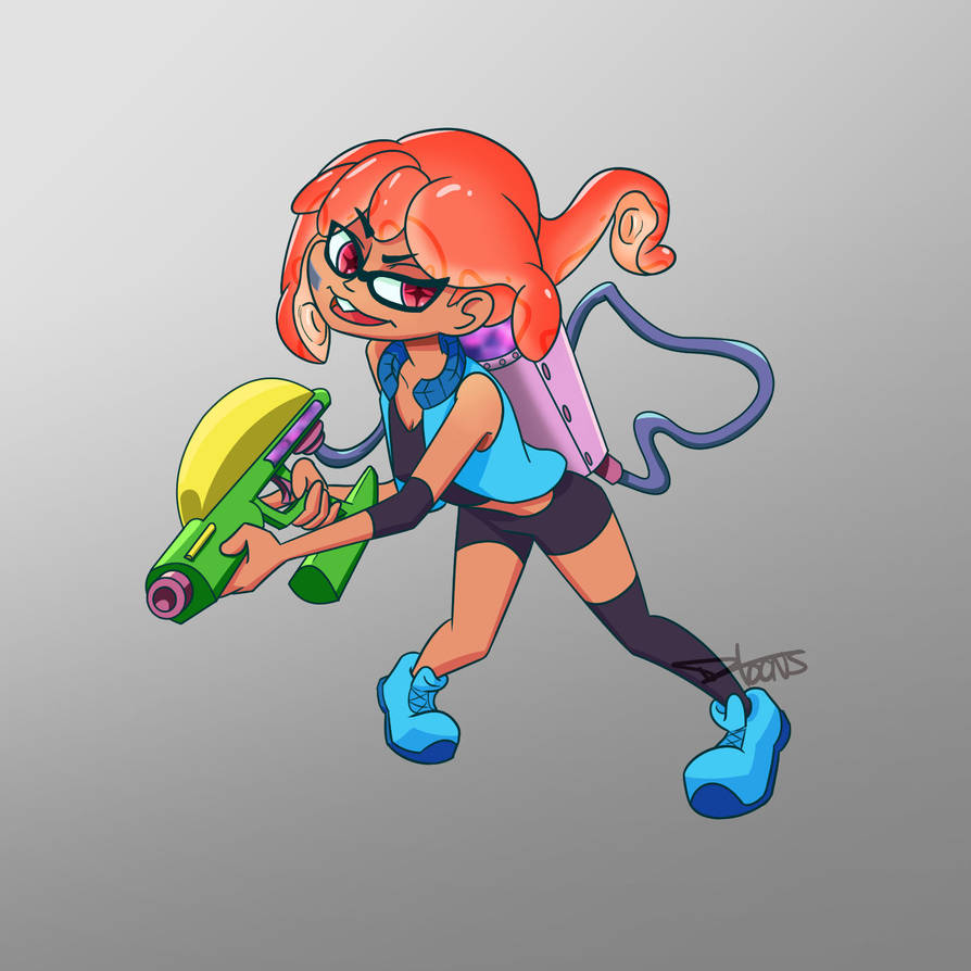Octoling by DZtoons on DeviantArt