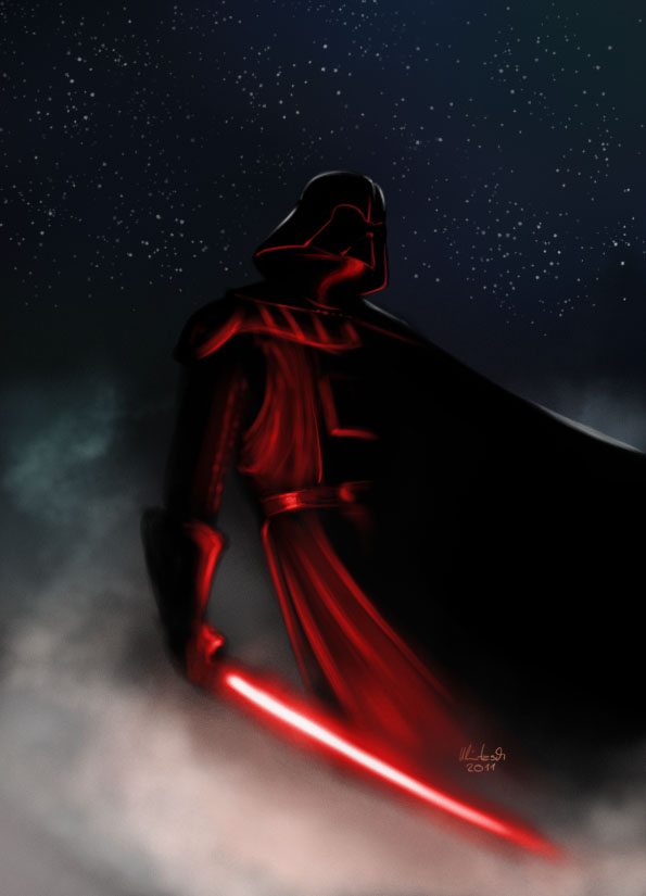 Darth Vader - Speedpainting by Maxnethaal