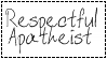 ' Respectful Apatheist' (A2U STAMP) by Alotta-Stars