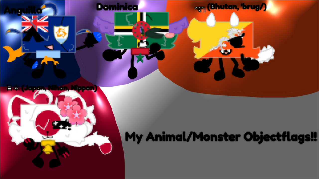 My Animal/Monster Objectflags!! by NigerianKing2012 on DeviantArt