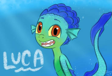 Luca the adorable sea monster