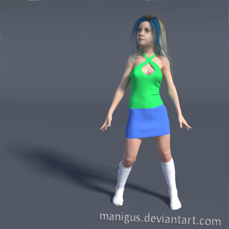 Genesis2 Female Teen 1 by Manigus on DeviantArt