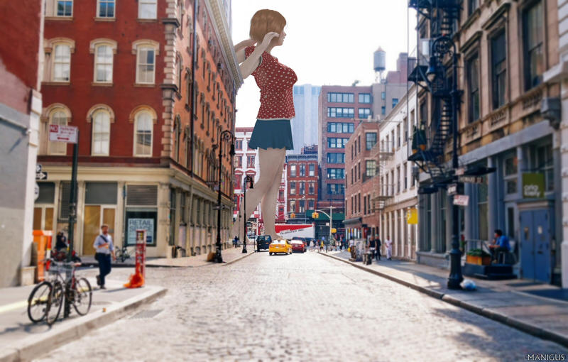 Giantess Marisa by Manigus on DeviantArt