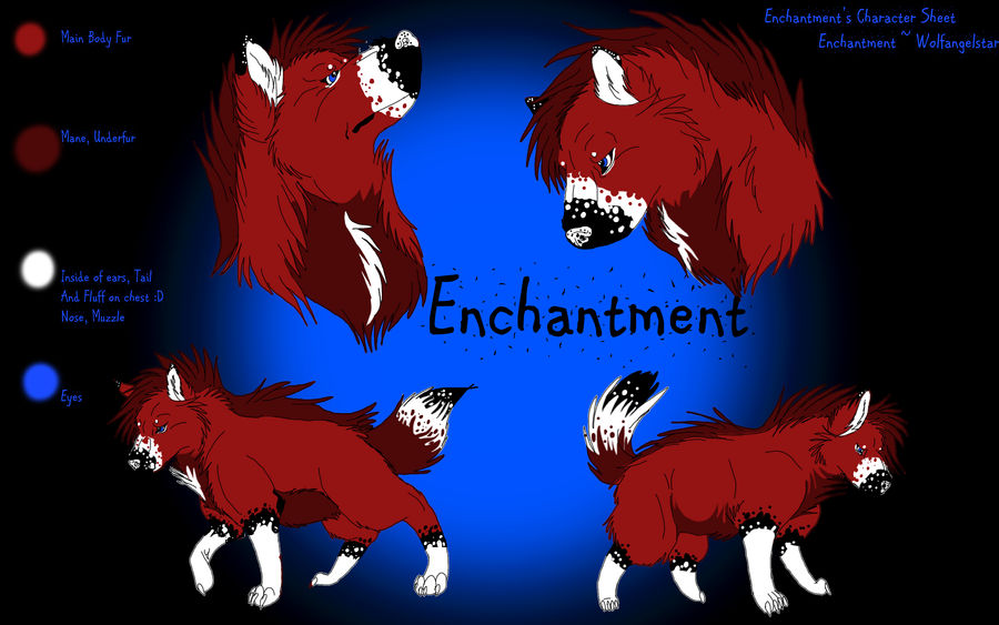 Enchanted's character sheet