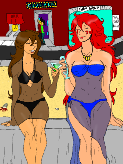 Sexy Beach Party Time- Colored