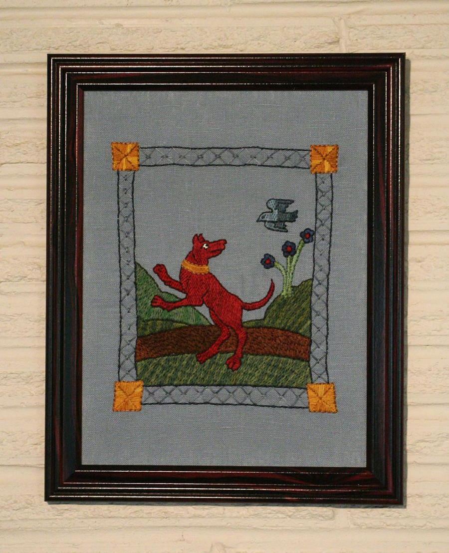 Red Hound Embroidery